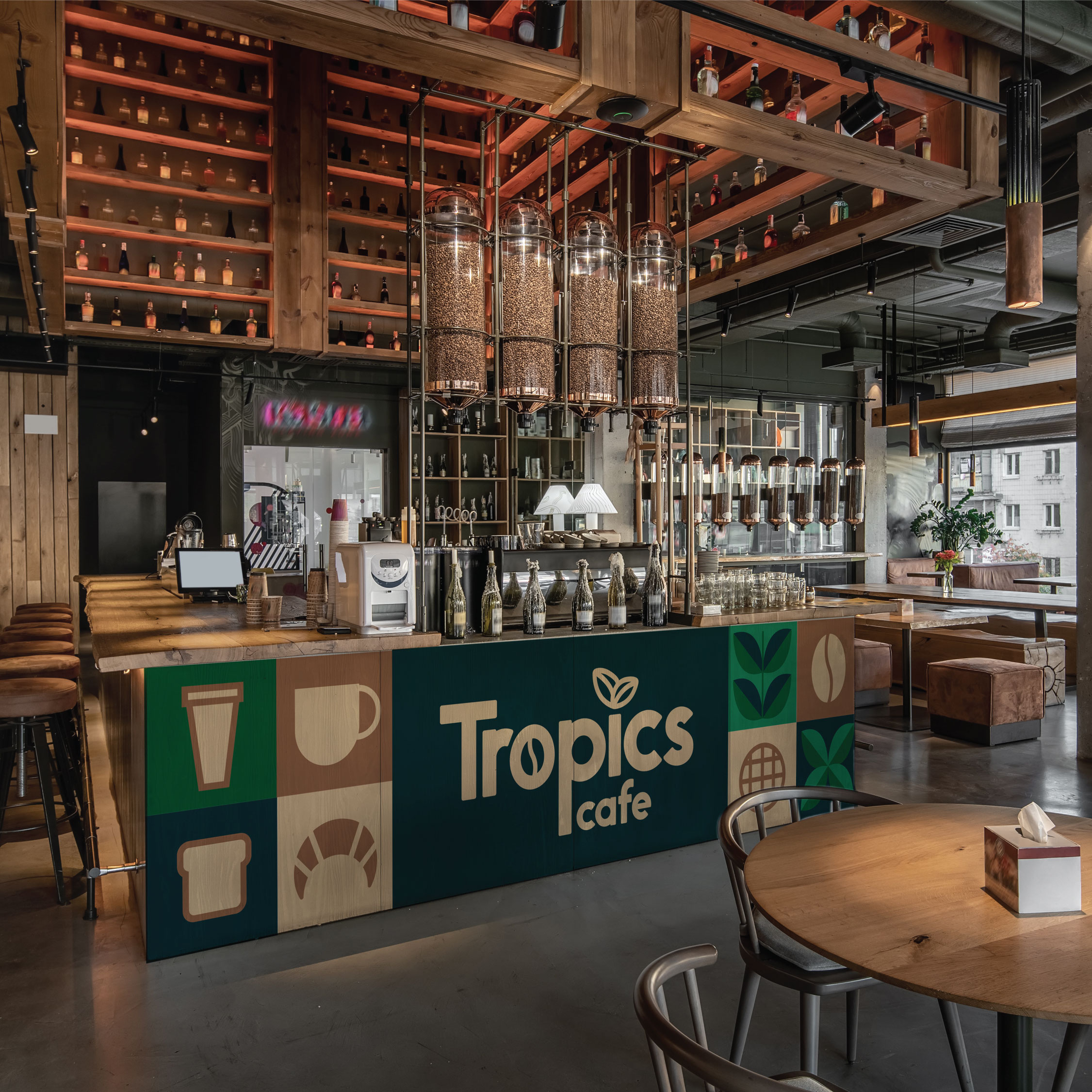 Tropics cafe LOGO Tropics cafe LOGO